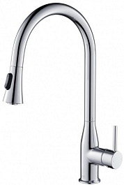 Timo Смеситель для кухни Saona 2336/00FL с выдвижной лейкой – фотография-1